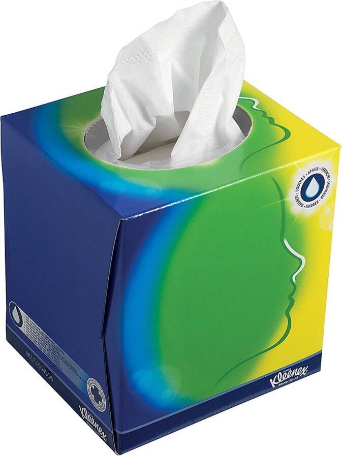 Kleenex Facial tissues kubus 3-laags 56 vel wit 8825