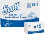 Kleenex Scott papieren handdoeken intergevouwen 1-laags 340 vellen pak van 15 stuks - Thumbnail 1