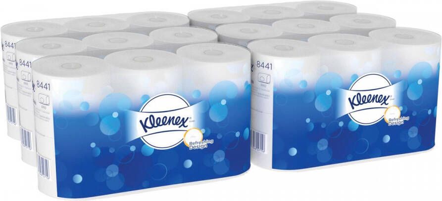 Kleenex toiletpapier 2-laags 600 vellen pak van 6 rollen