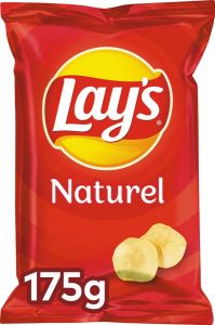 Lay&apos;s Chips Naturel 175 g doos van 18 stuks