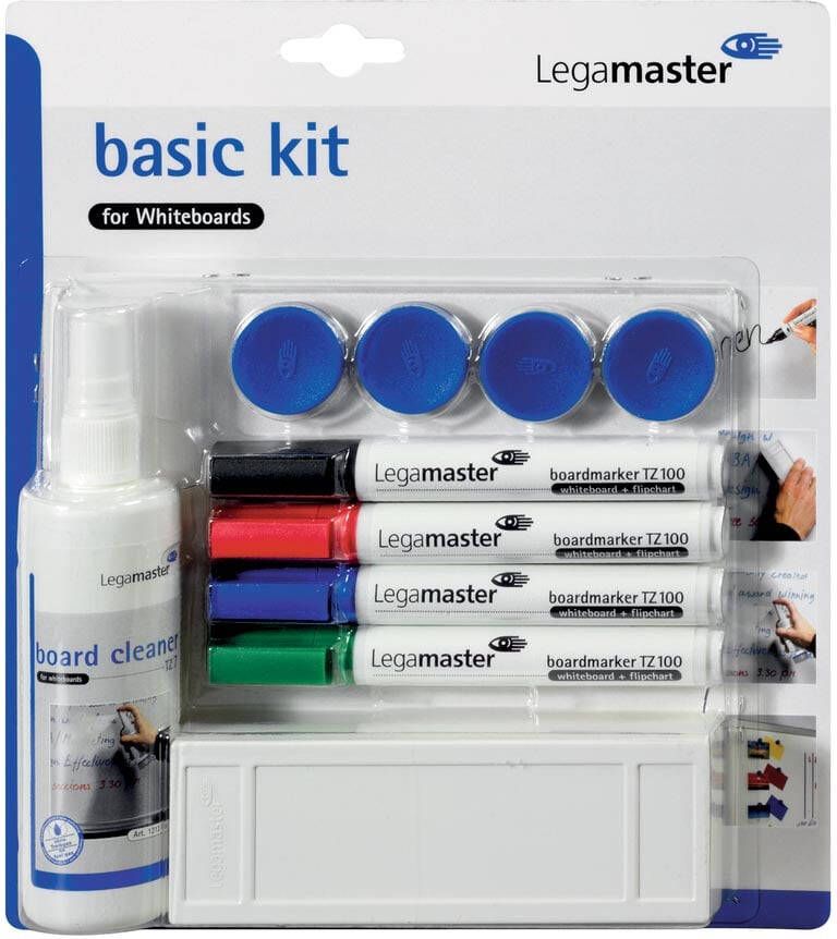 Legamaster BASIC whiteboard accessoire set 10-delig