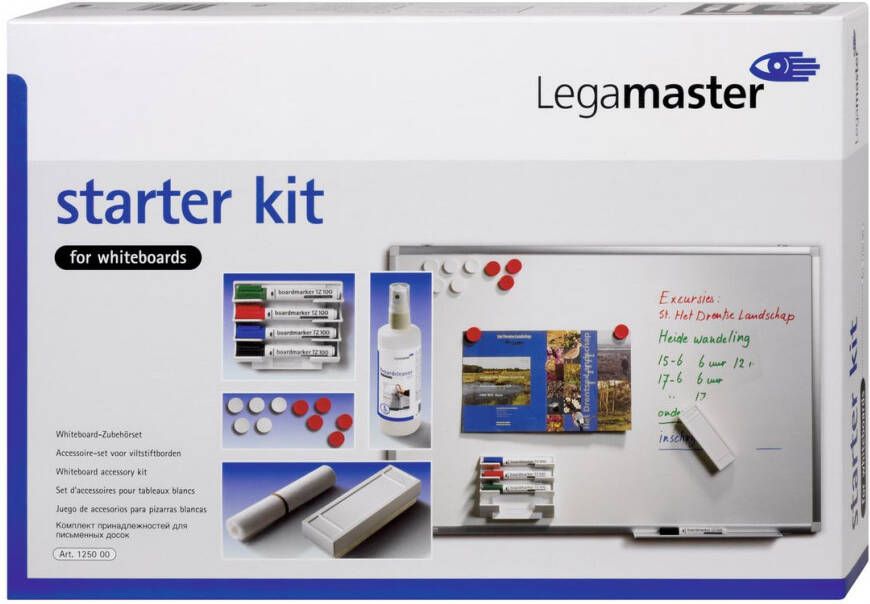 Legamaster starterkit voor whiteboards doos