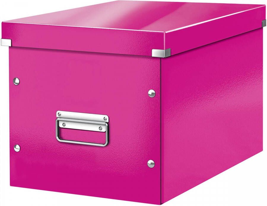 Leitz Click &amp Store kubus grote opbergdoos roze