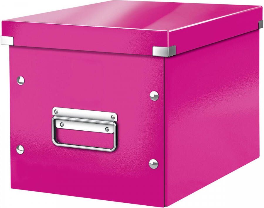 Leitz Click &amp Store kubus middelgrote opbergdoos roze