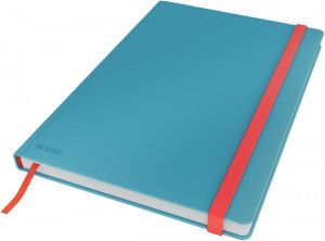 Leitz Cosy notitieboek met harde kaft voor ft B5 geruit blauw
