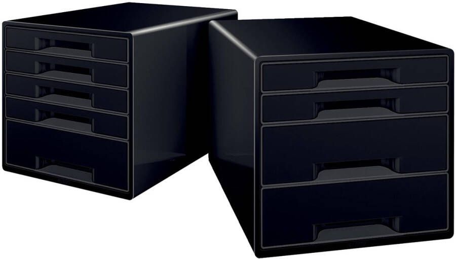 Leitz Ladenblok WOW CUBE A4 maxi 4 laden zwart