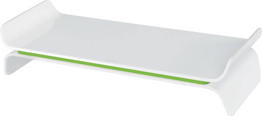 Leitz Ergo WOW verstelbare monitorstandaard wit-groen