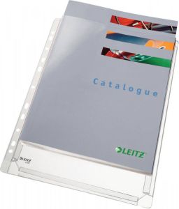 Leitz Showtas 4756 11-gaats PVC 0.17mm glad met expansievouw 10st