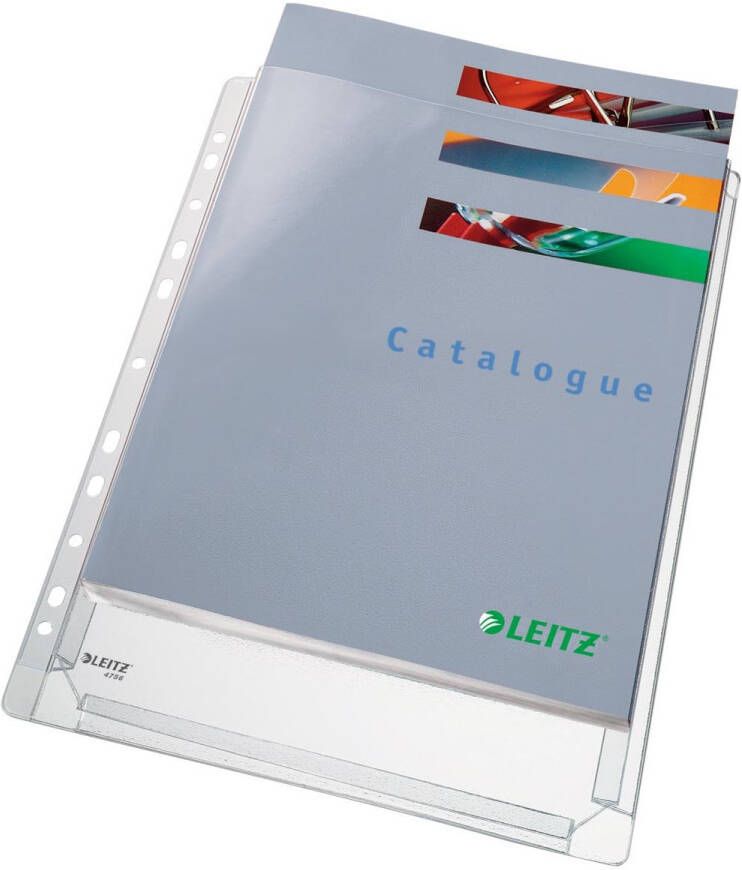 Leitz Harmonica showtas Premium met perforatiestrip 180µ PVC A4 5 stuks glashelder 5 stuks