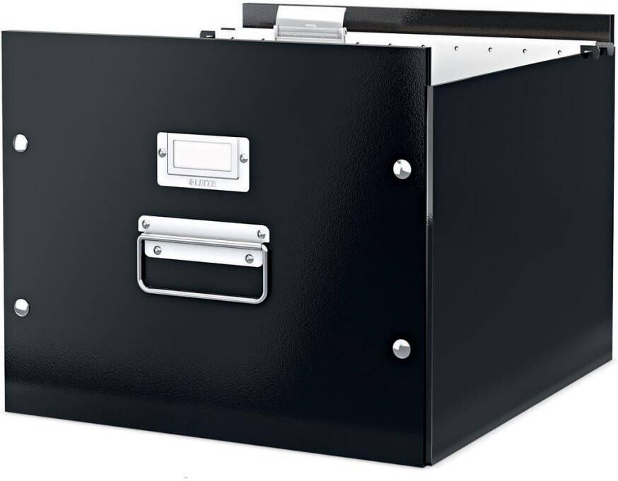 Leitz Hangmappenbox Click & Store WOW gerecycled karton 357x285x367mm zwart
