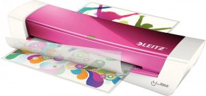 Leitz iLAM Home Office lamineermachine voor ft A4 roze