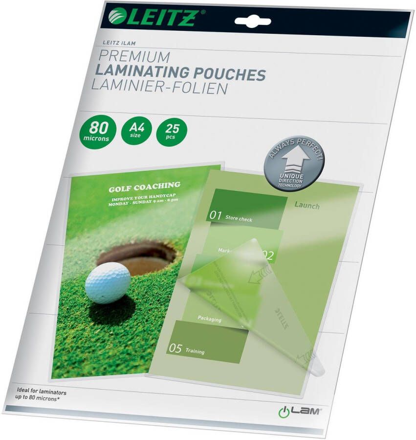 Leitz Ilam lamineerhoes ft A4 160 micron (2 x 80 micron) pak van 25 stuks