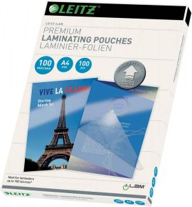 Leitz Ilam lamineerhoes ft A4 200 micron(2 x 100 micron ) pak van 100 stuks