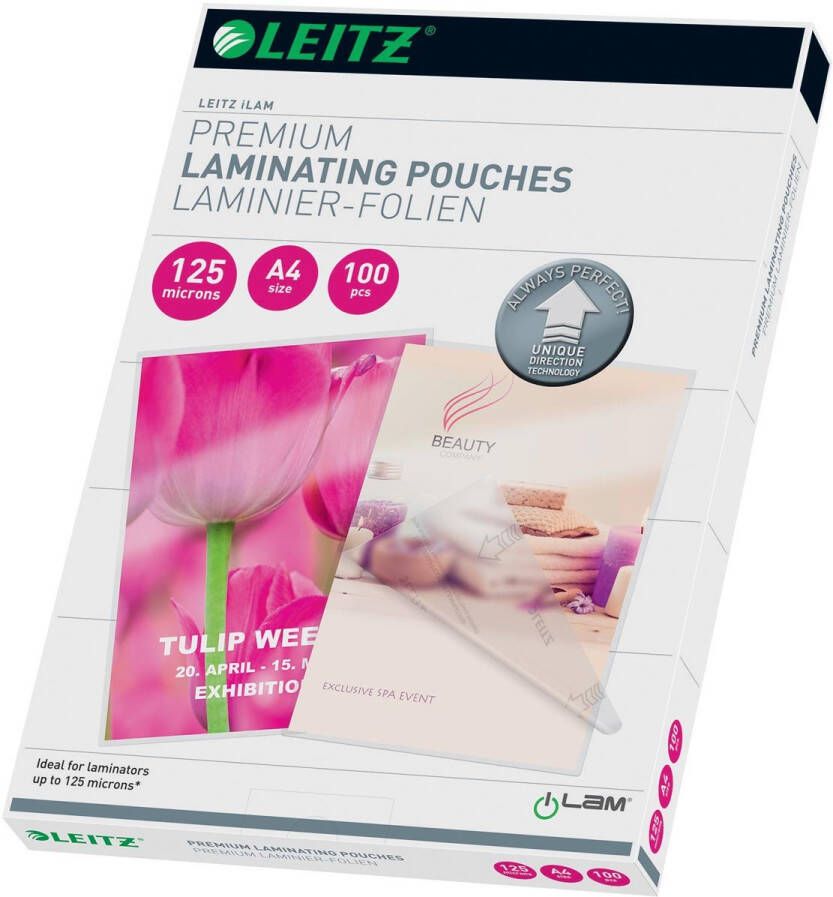 Leitz iLAM lamineerhoes ft A4 250 micron (2 x 125 micron) pak van 100 stuks