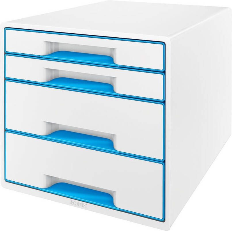 Leitz ladenblok WOW 4 laden wit blauw