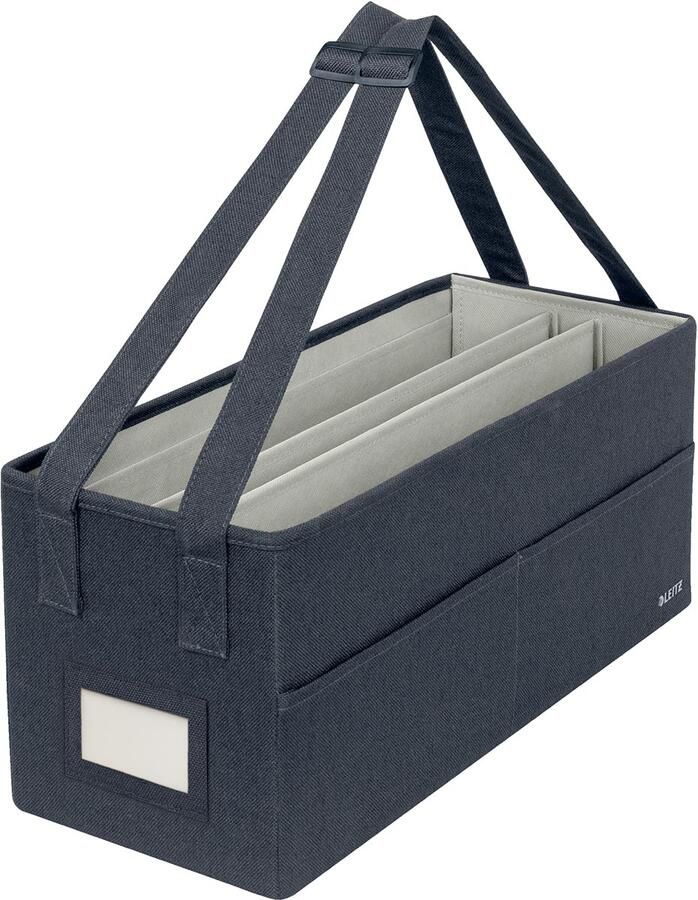 Leitz draagbare bureau organizer Hot Desking met draagriemen grijs