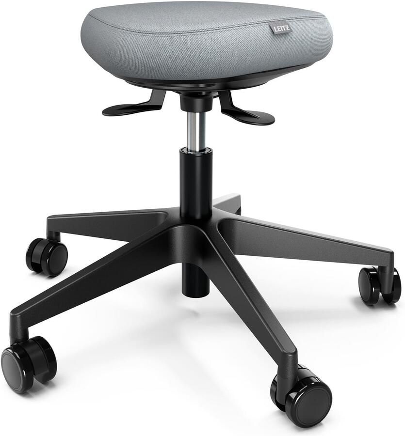 Leitz Ergo actieve Zitkruk met comfort wiebelkussen met wieltjes