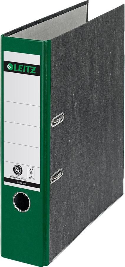 Leitz ordner ft A4 rug van 8 cm karton groen - Foto 2