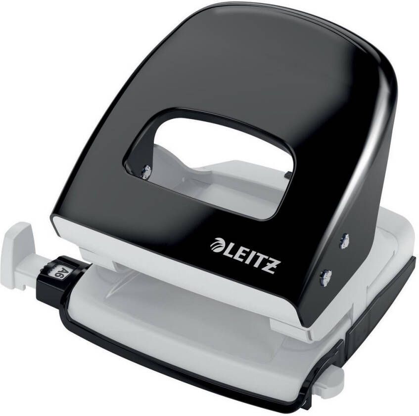 Leitz Perforator 5008 Nexxt metaal 30 vel zwart blister
