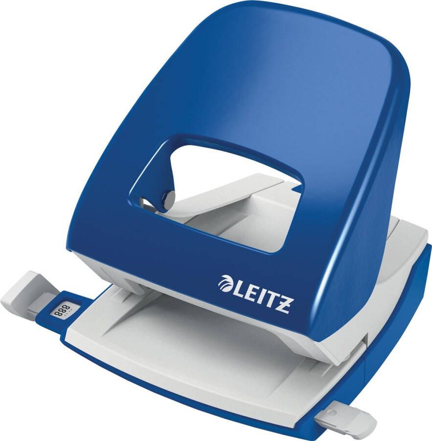 Leitz Perforator 5008 Nexxt metaal 30 vel blauw