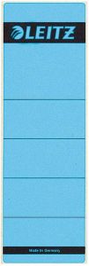Leitz Rugetiket breed kort 62x192mm zelfklevend blauw