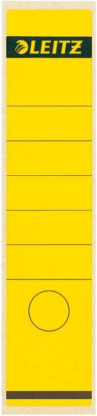 Leitz rugetiketten ft 6 1 x 28 5 cm geel