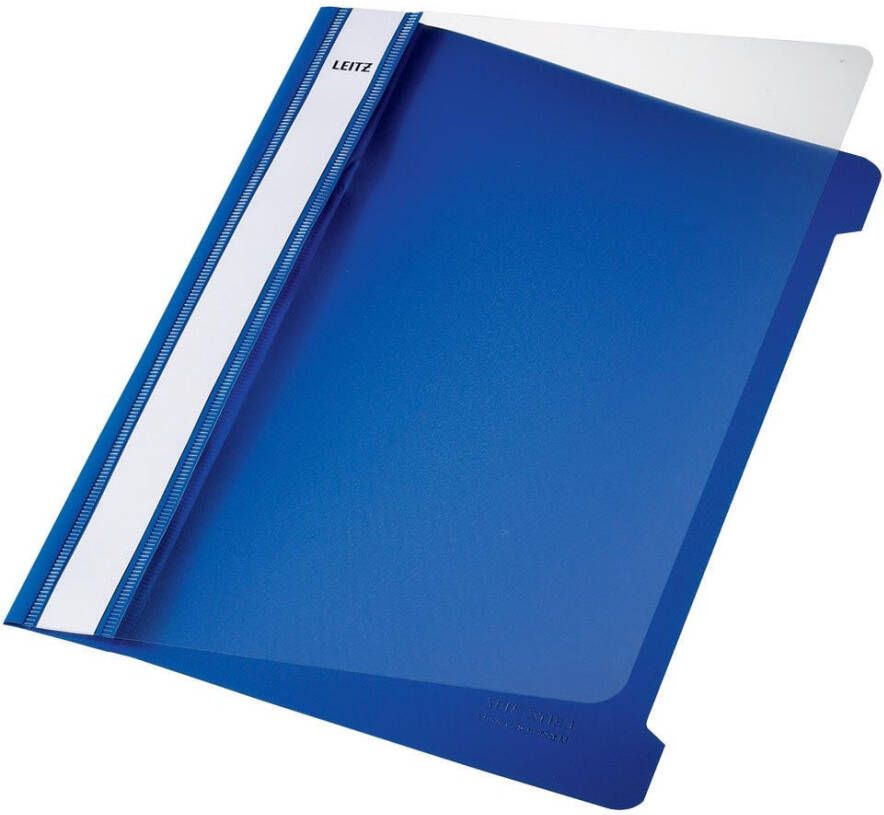 Leitz Snelhechtmap blauw ft A5 doos van 25 stuks