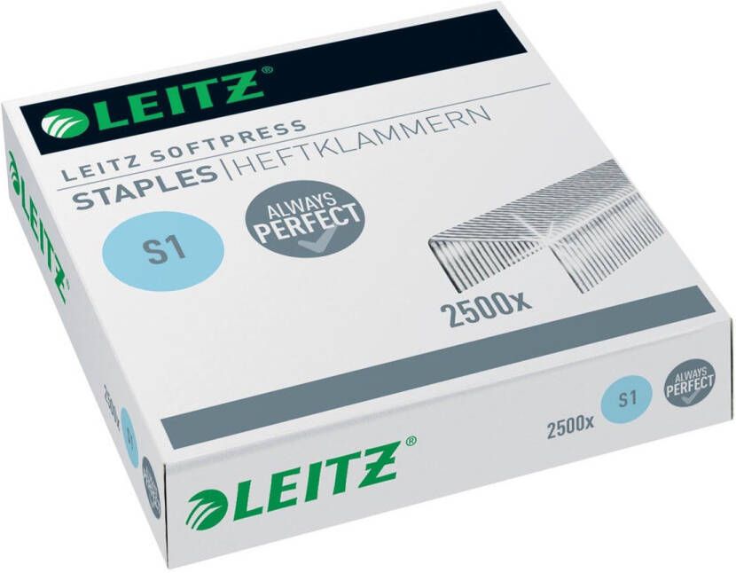 Leitz Nieten S1 Softpress verzinkt 2500 stuks