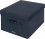 Leitz Opbergdoos gestoffeerd met deksel 285x203x380mm grijs 2 st - Thumbnail 1