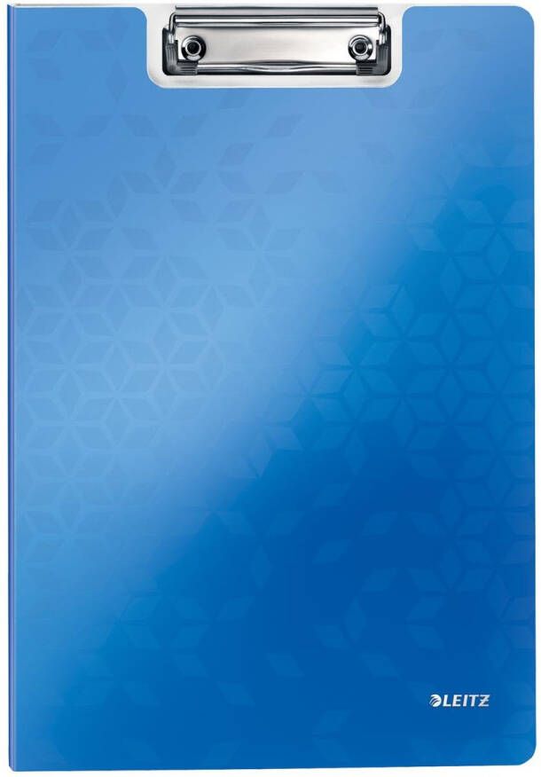 Leitz WOW klemmap met omslag ft A4 blauw