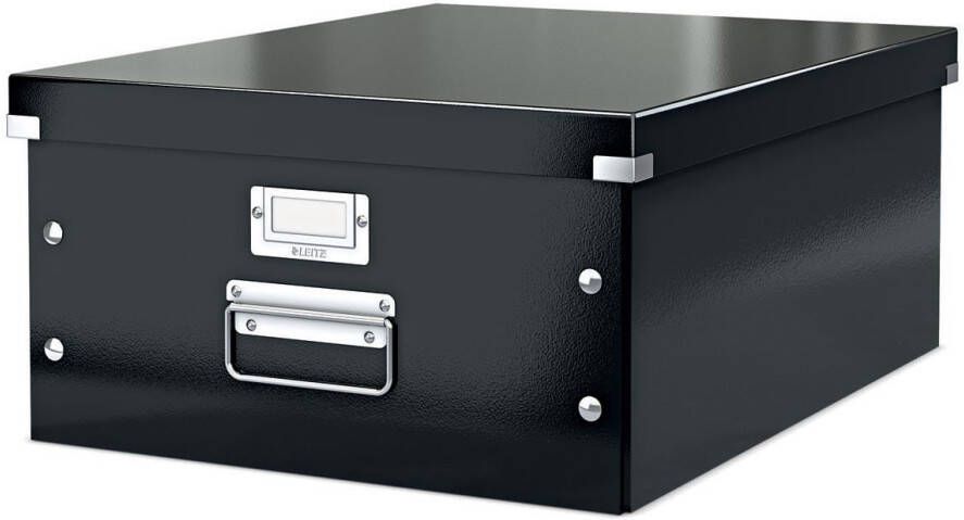 Leitz Opbergdoos Click & Store WOW groot 369x200x482mm zwart
