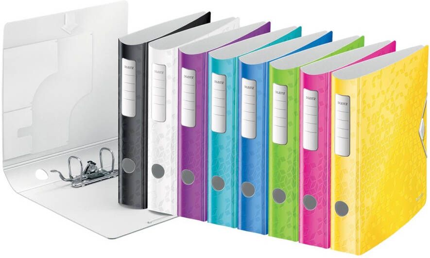 Merkloos Leitz WOW ordner Active geassorteerde kleuren rug van 5 cm - Foto 2