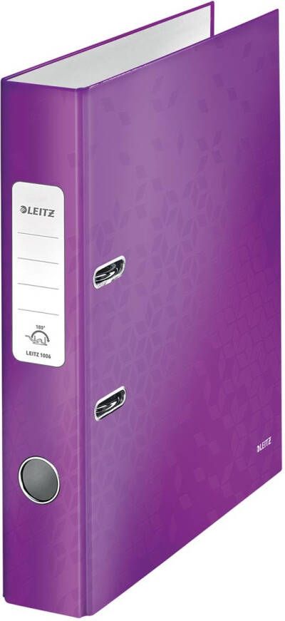 Leitz WOW ordner paars rug van 5 cm