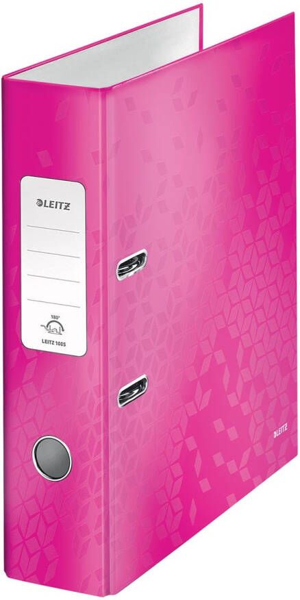 Leitz Ordner WoW 180° gelamineerd 80mm A4 roze