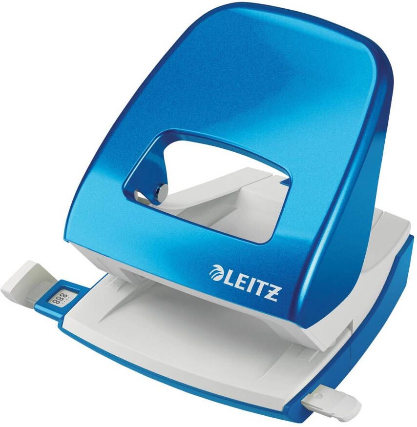 Leitz WOW perforator 30 blad blauw op blister