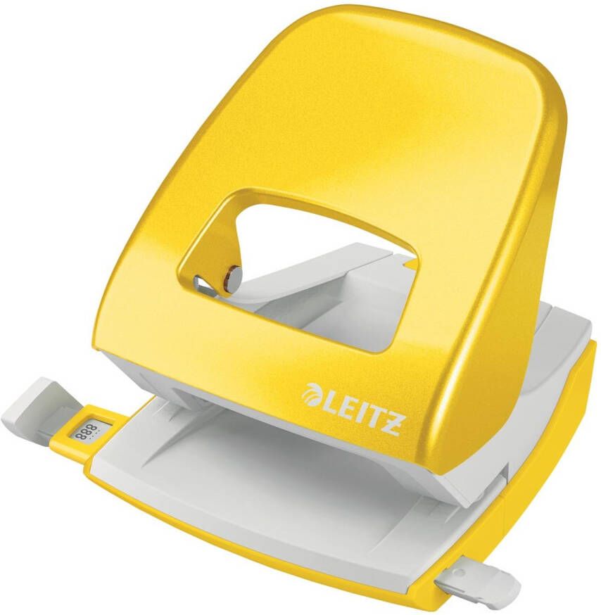 Leitz WOW perforator 30 blad geel op blister