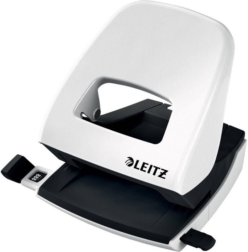 Leitz WOW perforator 30 blad parelwit op blister