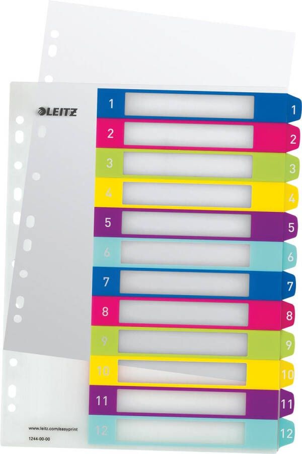 Leitz WOW printbare index 12 tabs