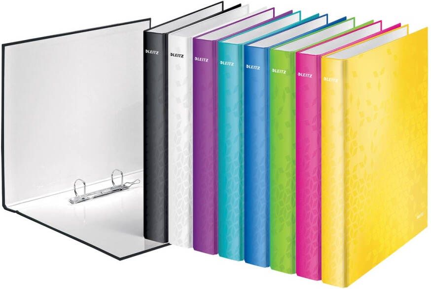 Leitz WOW ringmap 2 ringen geassorteerde kleuren