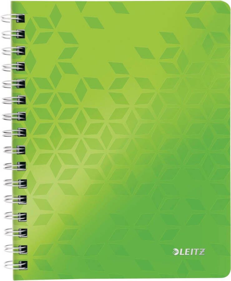 Leitz WOW schrift ft A5 geruit groen
