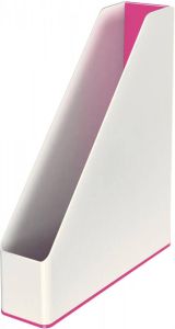 Leitz Tijdschriftcassette WOW dual wit roze
