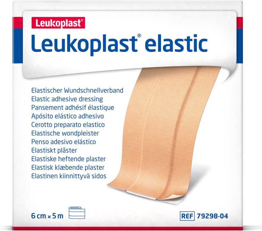 Hansaplast Wondpleister Leukoplast elastisch 5mx6cm