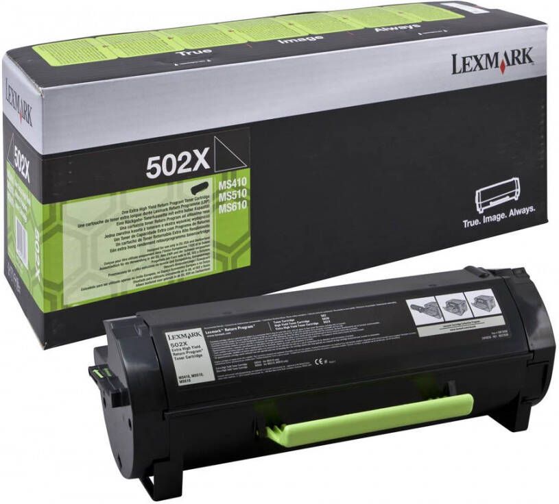 Lexmark toner return program 502X 10.000 pagina&apos;s OEM 50F2X00 zwart