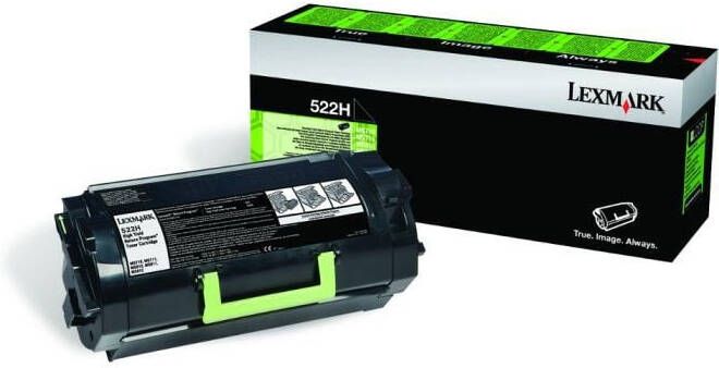 Lexmark toner zwart return program 522H 25000 pagina&apos;s OEM: 52D2H00