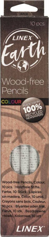 Rexel LINEX Earth kleurpotloden pak 10 stuks