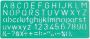 Linex lettersjabloon 10 mm - Thumbnail 1