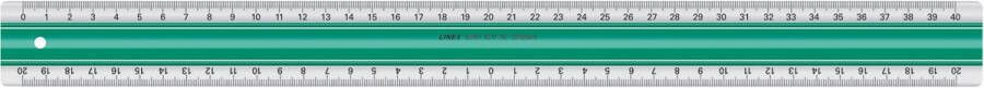 HAMELIN LINEX Super Series liniaal 40 cm s40mm groen