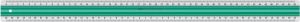 HAMELIN LINEX Super Series liniaal 50 cm s50mm groen