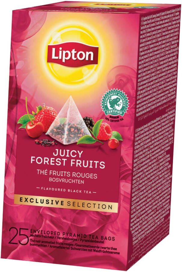 Lipton Tea Company Lipton thee Exclusive Selection Bosvruchten doos van 25 zakjes