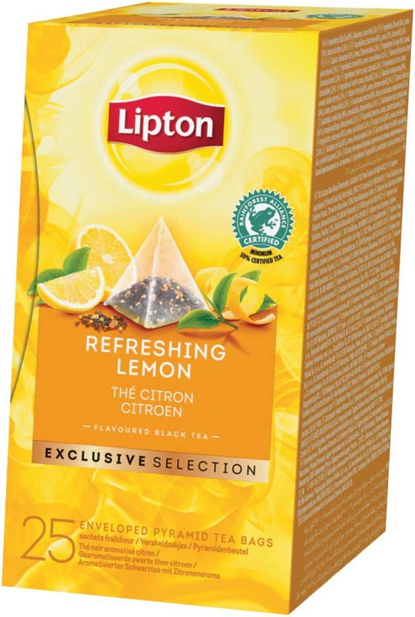 Lipton Tea Company Lipton thee Exclusive Selection Citroen doos van 25 zakjes